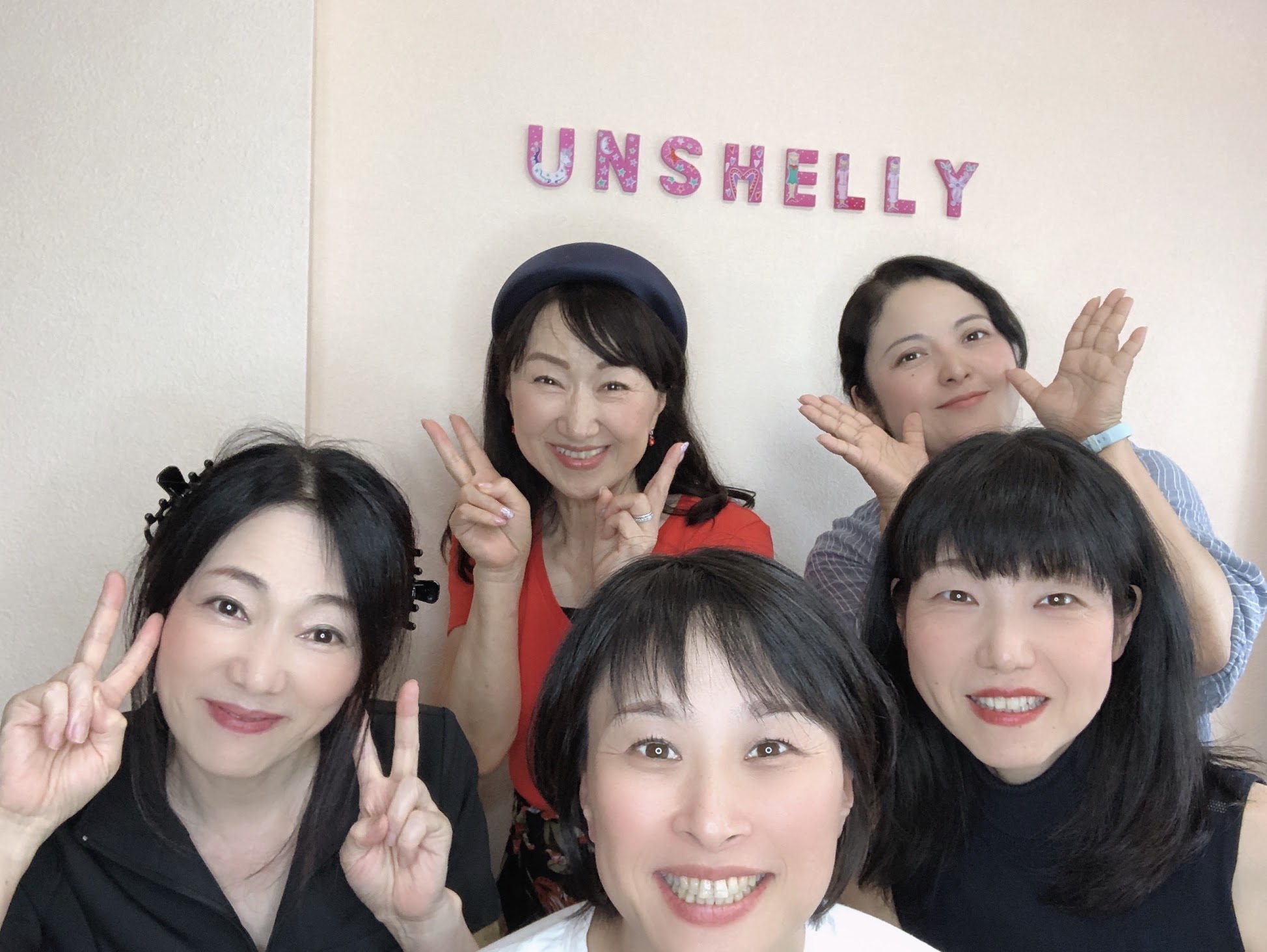 講師たちとの写真